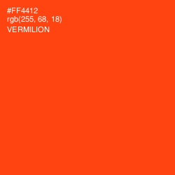 #FF4412 - Vermilion Color Image