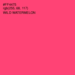 #FF4475 - Wild Watermelon Color Image