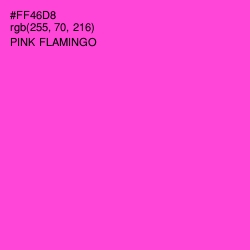 #FF46D8 - Pink Flamingo Color Image