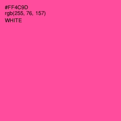 #FF4C9D - French Rose Color Image