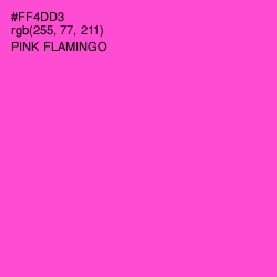 #FF4DD3 - Pink Flamingo Color Image