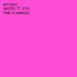 #FF4DD7 - Pink Flamingo Color Image