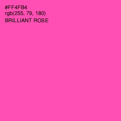 #FF4FB4 - Brilliant Rose Color Image