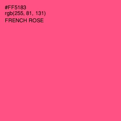 #FF5183 - French Rose Color Image