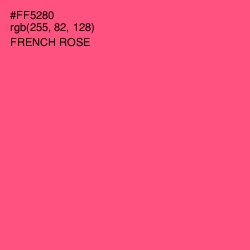 #FF5280 - French Rose Color Image