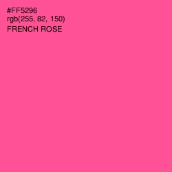 #FF5296 - French Rose Color Image