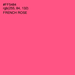 #FF5484 - French Rose Color Image