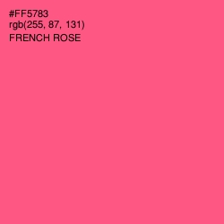 #FF5783 - French Rose Color Image