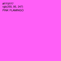 #FF5FF7 - Pink Flamingo Color Image