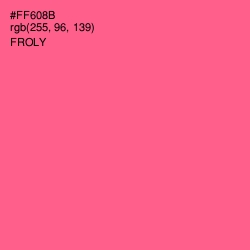 #FF608B - Froly Color Image