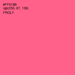 #FF618B - Froly Color Image