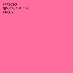 #FF6C9D - Froly Color Image