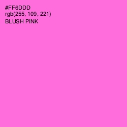 #FF6DDD - Blush Pink Color Image