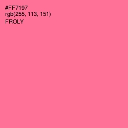 #FF7197 - Froly Color Image
