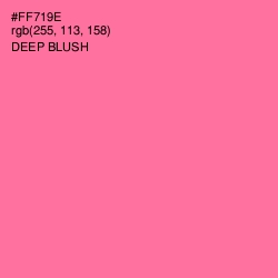 #FF719E - Deep Blush Color Image
