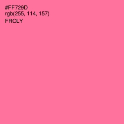 #FF729D - Froly Color Image