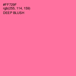 #FF729F - Deep Blush Color Image