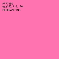 #FF74B0 - Persian Pink Color Image