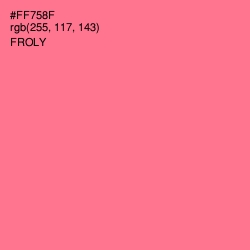 #FF758F - Froly Color Image