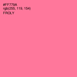 #FF779A - Froly Color Image