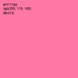 #FF77A5 - Hot Pink Color Image