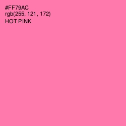 #FF79AC - Hot Pink Color Image