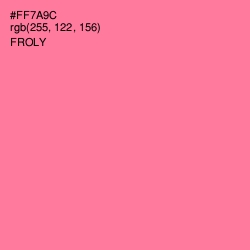 #FF7A9C - Froly Color Image