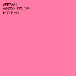 #FF7AA4 - Hot Pink Color Image