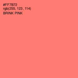 #FF7B72 - Brink Pink Color Image