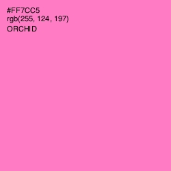 #FF7CC5 - Orchid Color Image