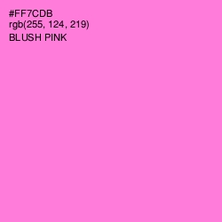 #FF7CDB - Blush Pink Color Image