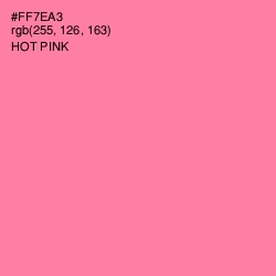 #FF7EA3 - Hot Pink Color Image