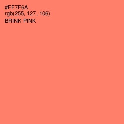 #FF7F6A - Brink Pink Color Image