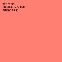 #FF7F70 - Brink Pink Color Image