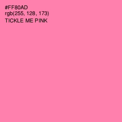 #FF80AD - Tickle Me Pink Color Image