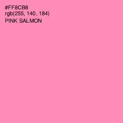#FF8CB8 - Pink Salmon Color Image