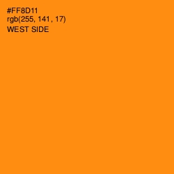 #FF8D11 - West Side Color Image