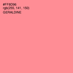 #FF8D96 - Geraldine Color Image