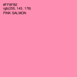 #FF8FB2 - Pink Salmon Color Image