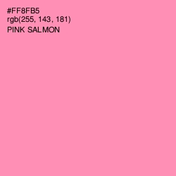 #FF8FB5 - Pink Salmon Color Image