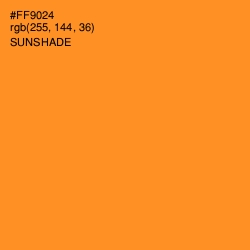 #FF9024 - Sunshade Color Image