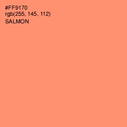 #FF9170 - Salmon Color Image