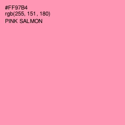 #FF97B4 - Pink Salmon Color Image