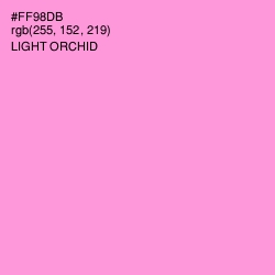 #FF98DB - Light Orchid Color Image
