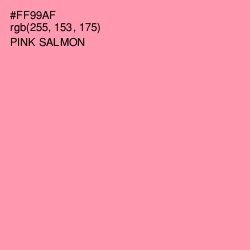 #FF99AF - Pink Salmon Color Image