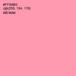 #FF9AB0 - Wewak Color Image