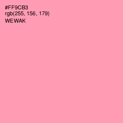 #FF9CB3 - Wewak Color Image