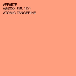 #FF9E7F - Atomic Tangerine Color Image