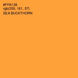 #FFA139 - Sea Buckthorn Color Image