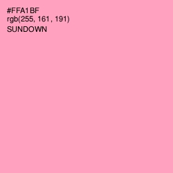#FFA1BF - Sundown Color Image